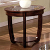 End Table | Crystal Falls Transitional | Dark Cherry Finish