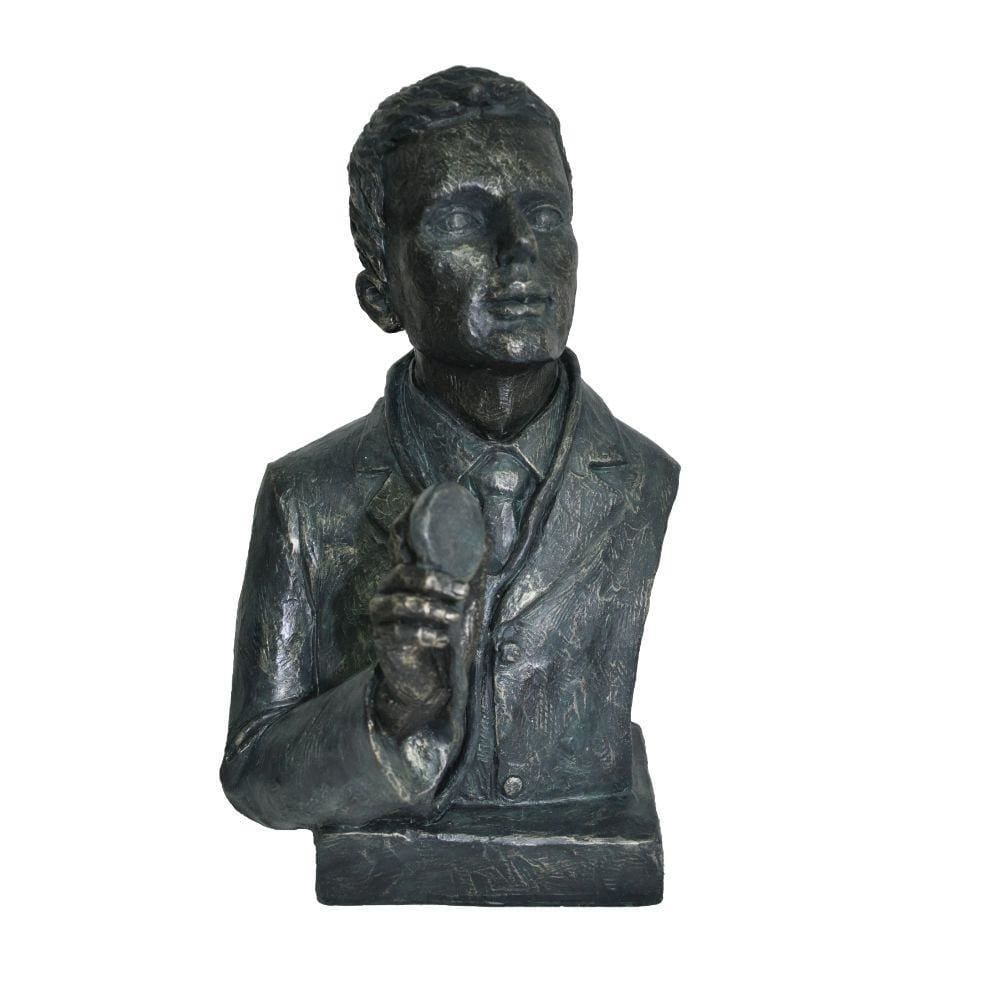 Doctor Statue Sculpture In Patina Black Finish