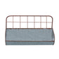 Galvanized Metal Wall Iron Shelves With Wired Back Set of 2 Gray I305-HGM016