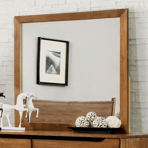 Mirror | Lennart Mid Century Modern | Oak Finish