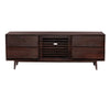TV Cabinet with 4 Drawers and Wooden Frame Walnut Brown By The Urban Port UPT-262408