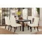 Upholstered Button Tufted Leatherette Dining Chair Set Of 2 White PDX-F1503